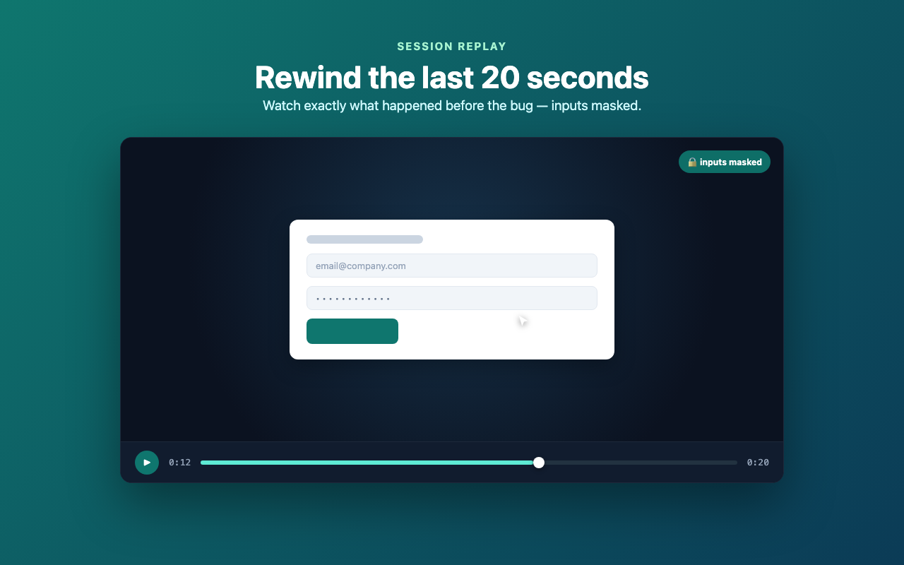 Rewind the last 20 seconds